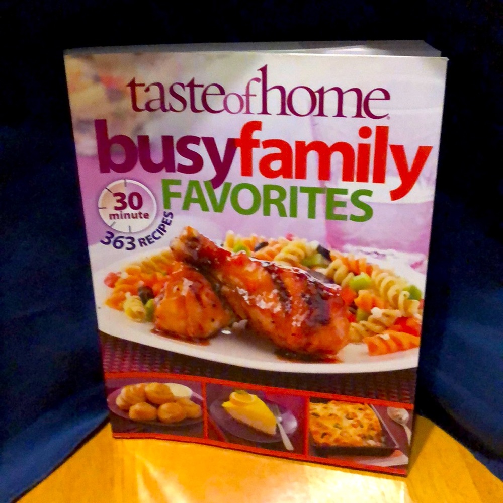 Book, Taste of Home Busy Family Favorites